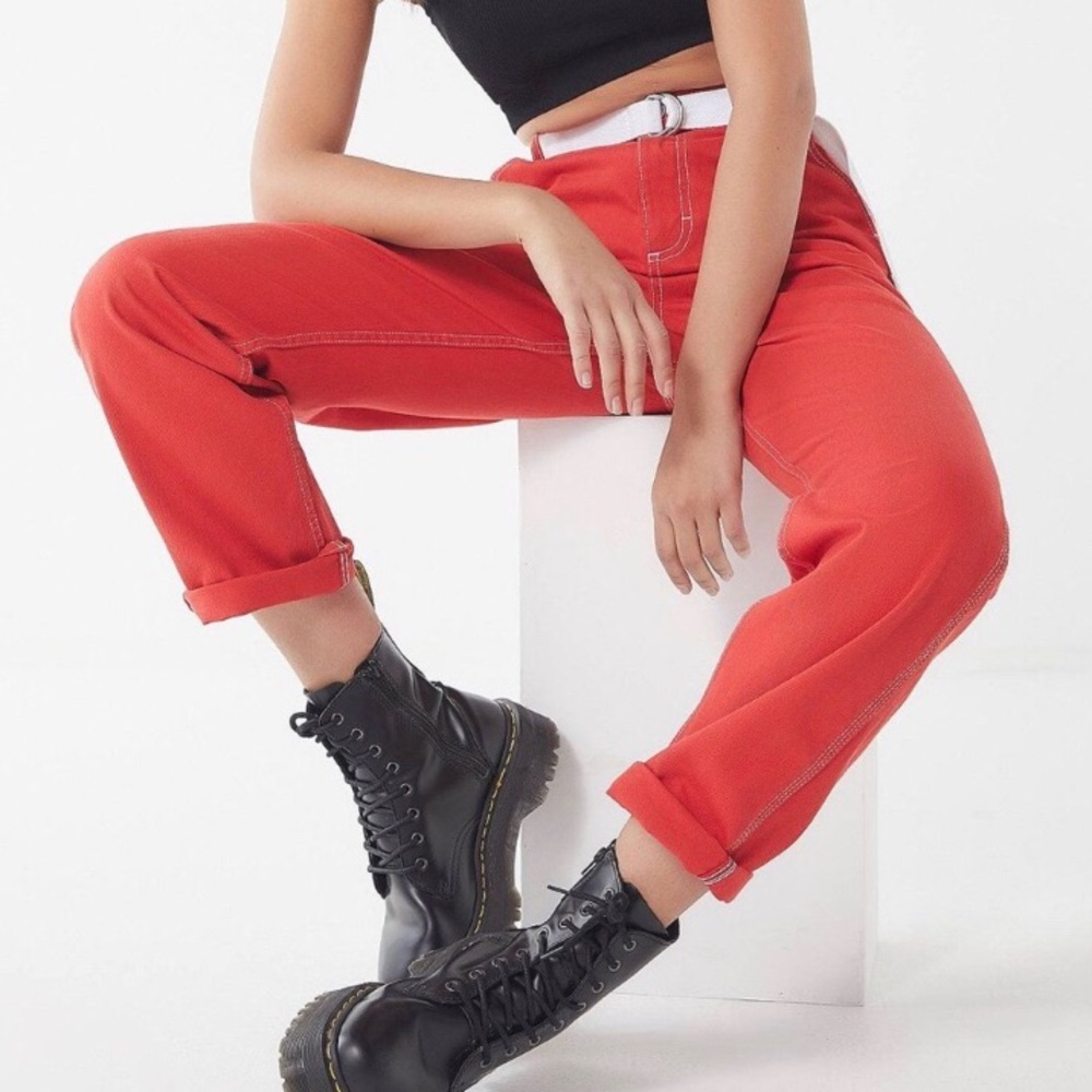 BDG Red Carpenter Pants / Jeans